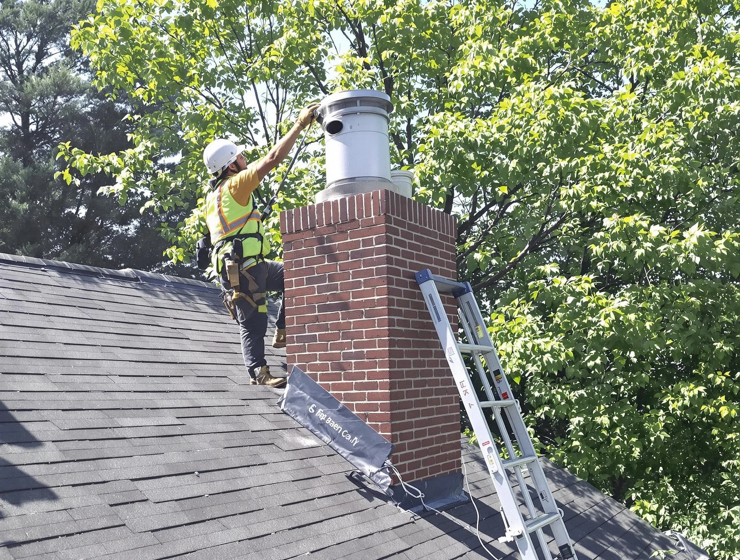 Chimney liner inspection by Mead Chimney Sweep in Mead, CO