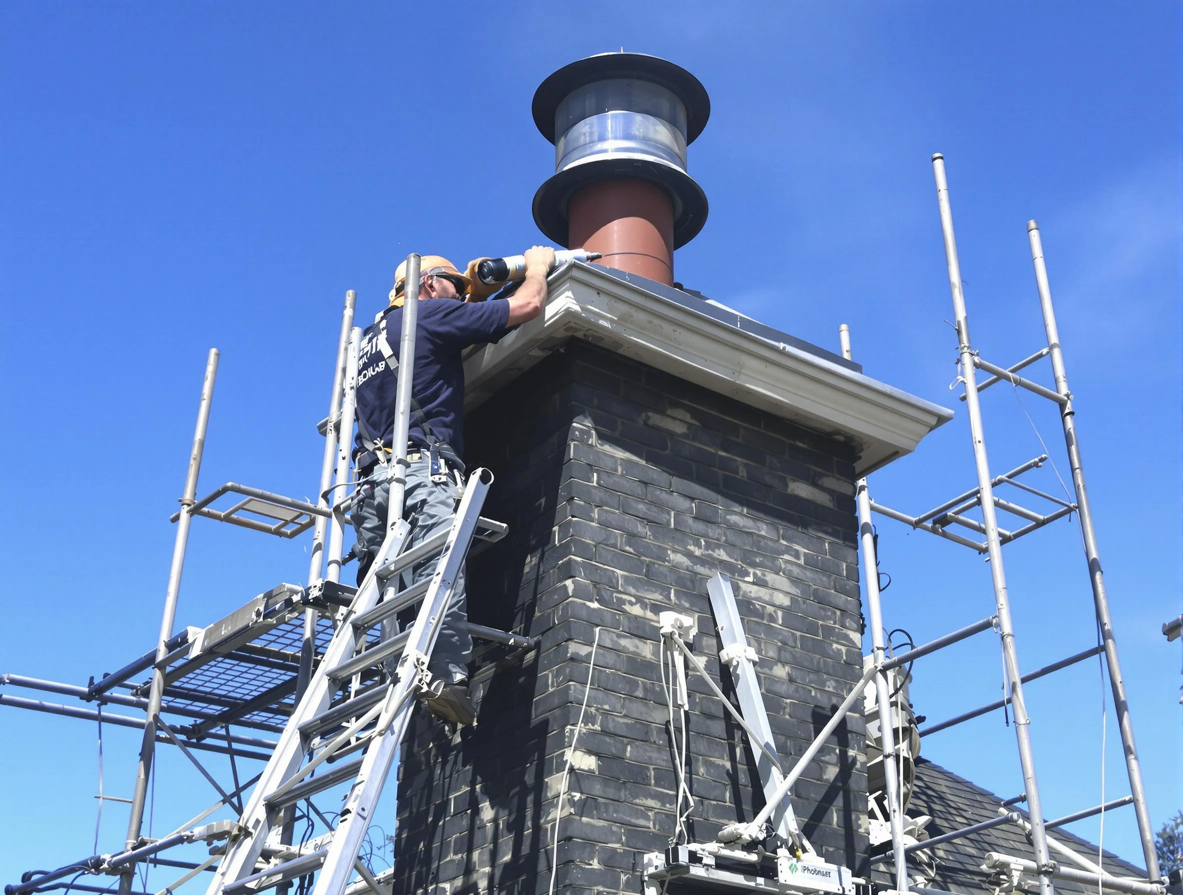 Sturdy chimney crown finished by Mead Chimney Sweep in Mead, CO