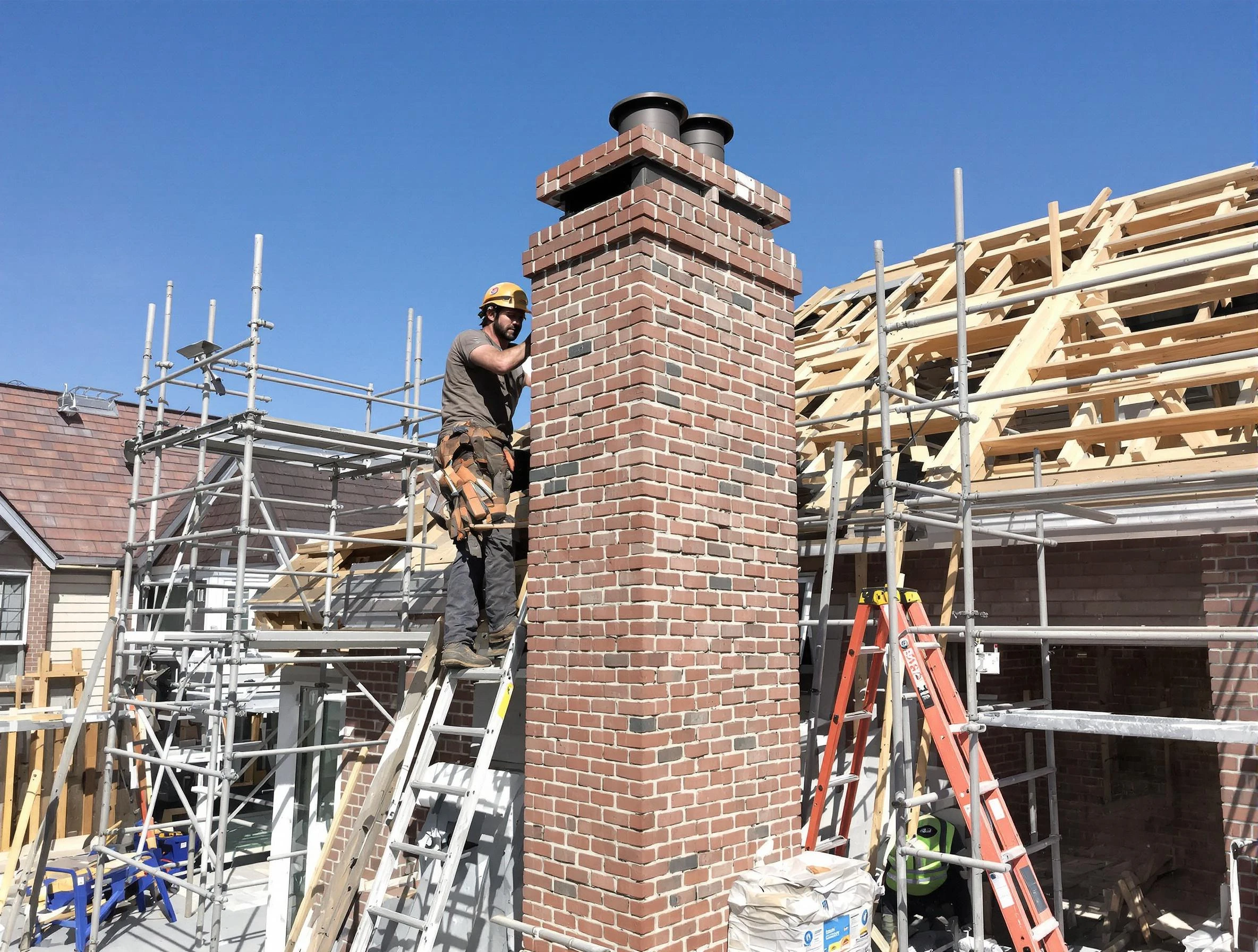 New chimney installation completed by Mead Chimney Sweep in Mead, CO