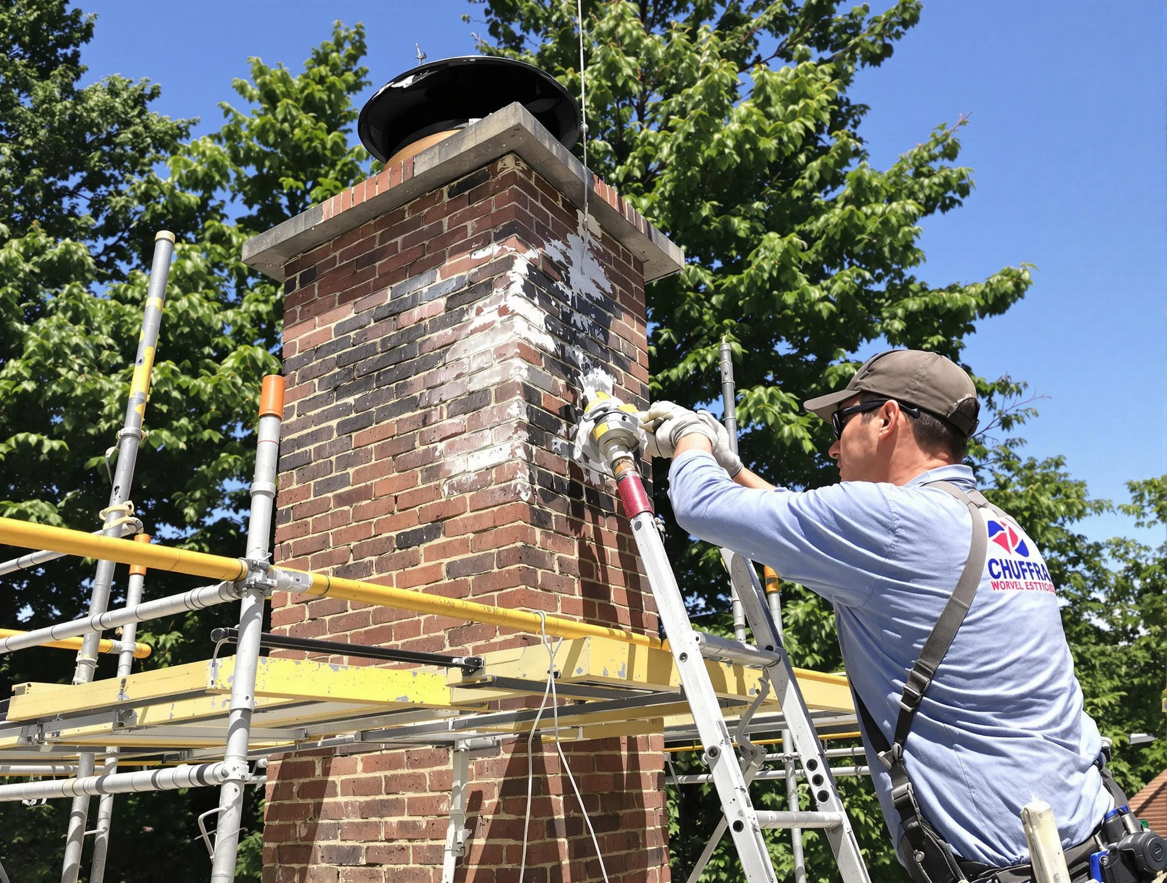 Structural chimney repair by Mead Chimney Sweep in Mead, CO